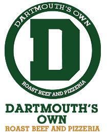 Dartmouths own Roast beef and Pizzeria logo